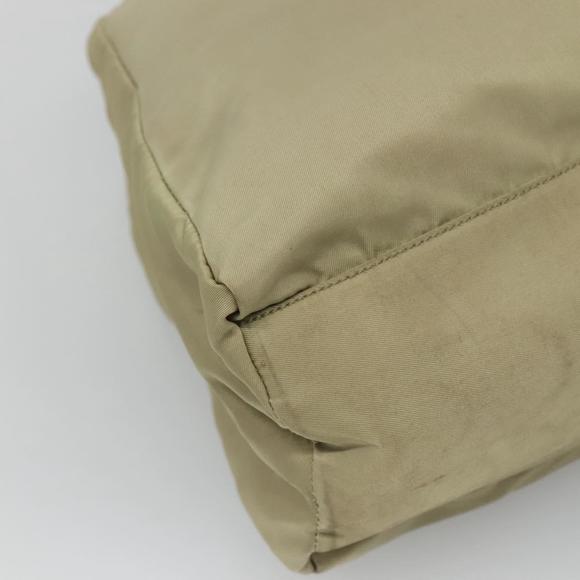 PRADA Hand Bag Nylon Beige Auth bs23980 - Picture 13 of 16